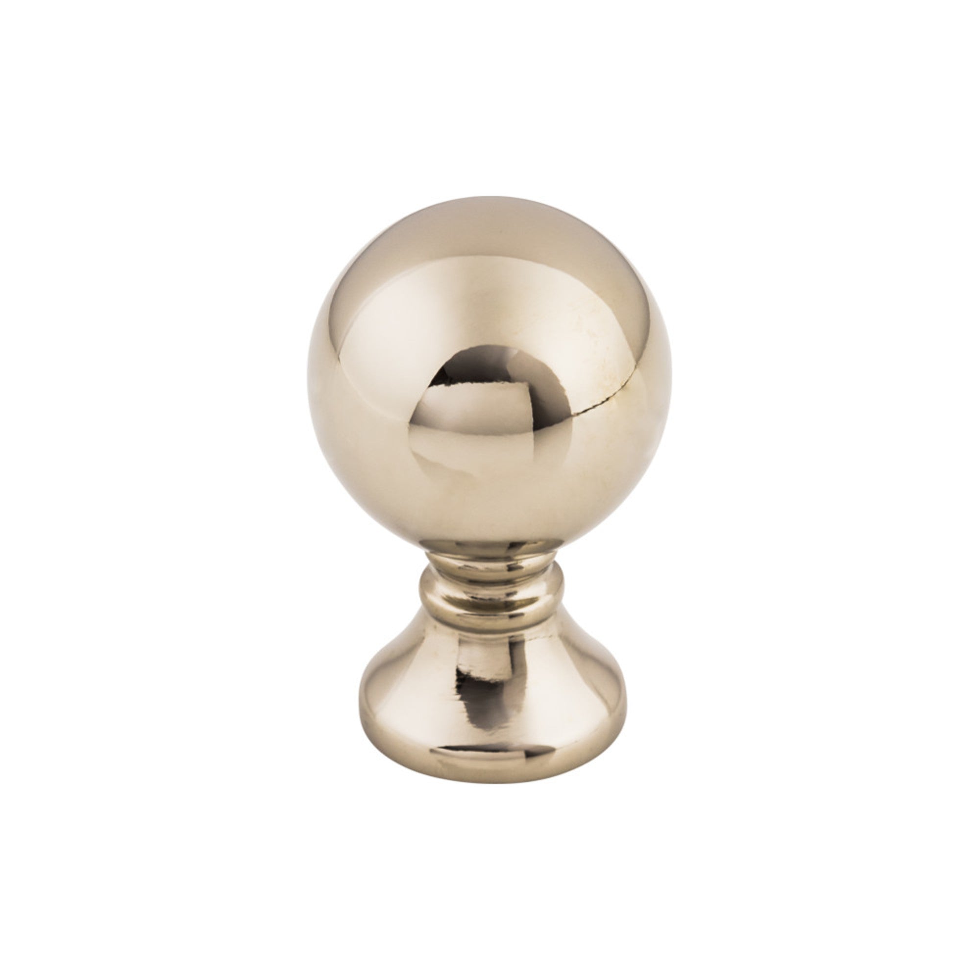 Kara 1" Diameter Round Knob - Polished Nickel
