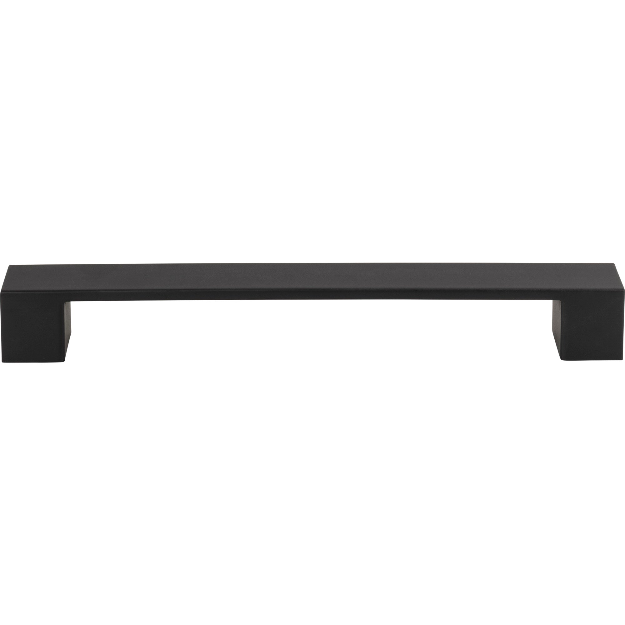 Wide Square Bar Pull - Matte Black