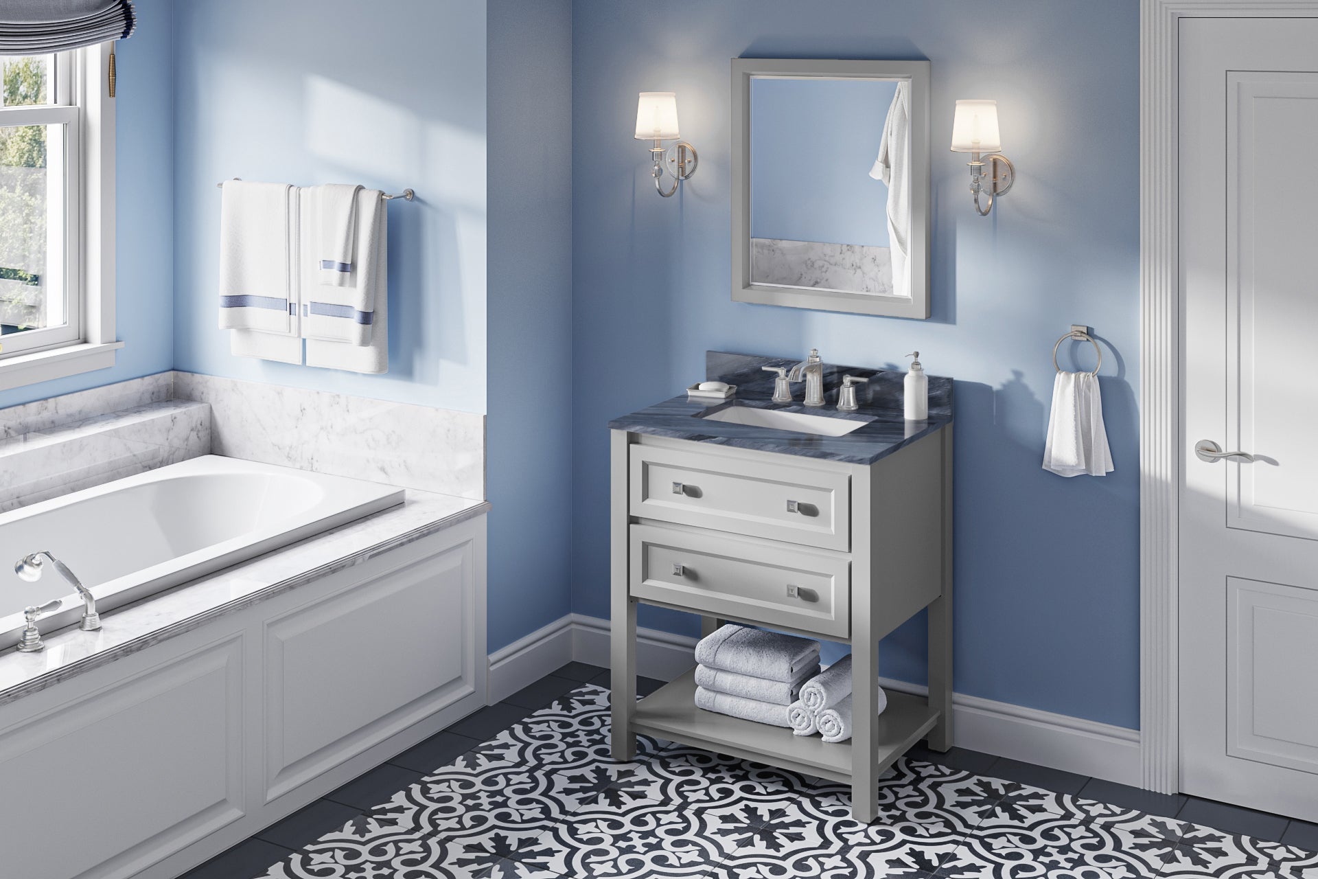 30" Adler Vanity – Grey