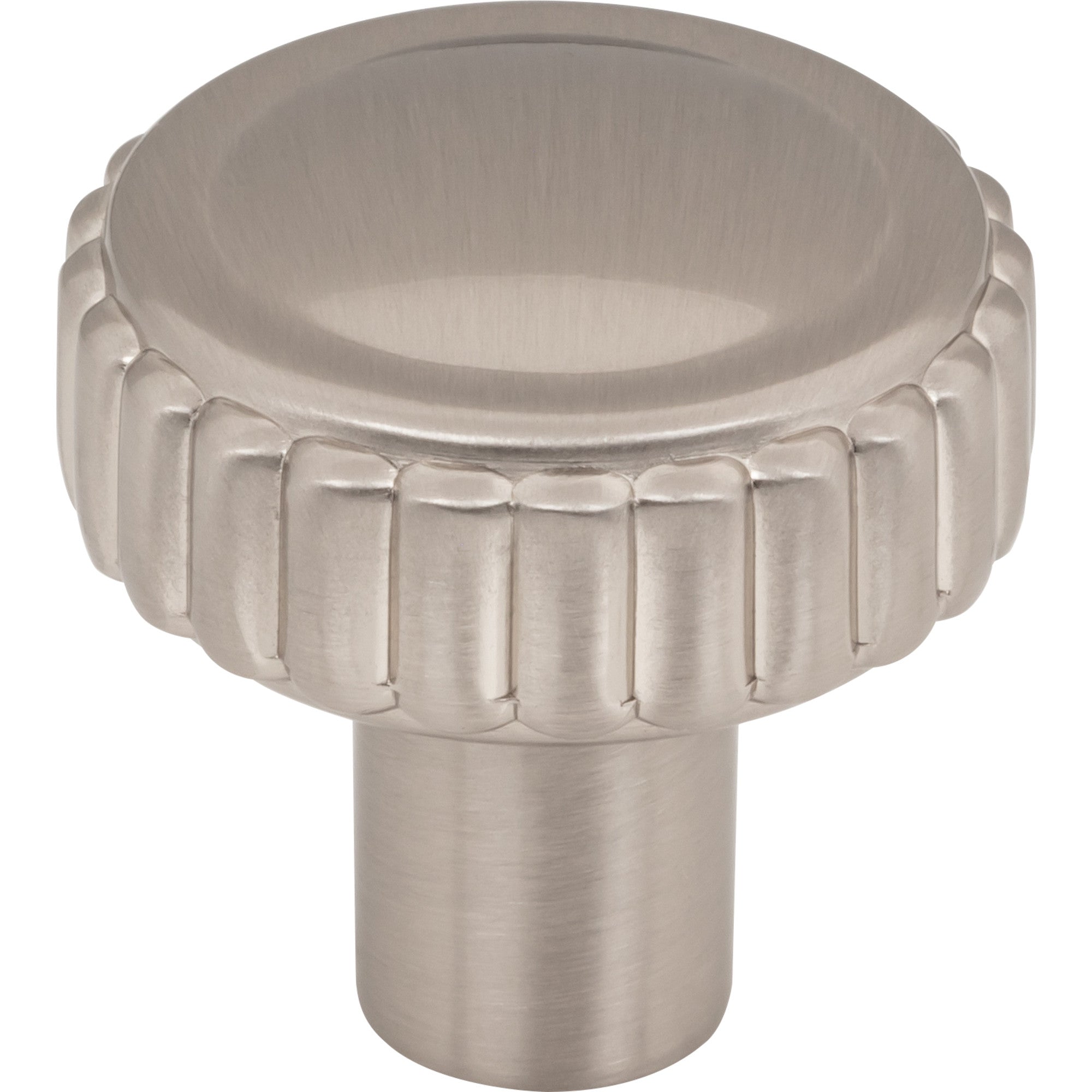 Holden Mushroom Knob - Brushed Satin Nickel