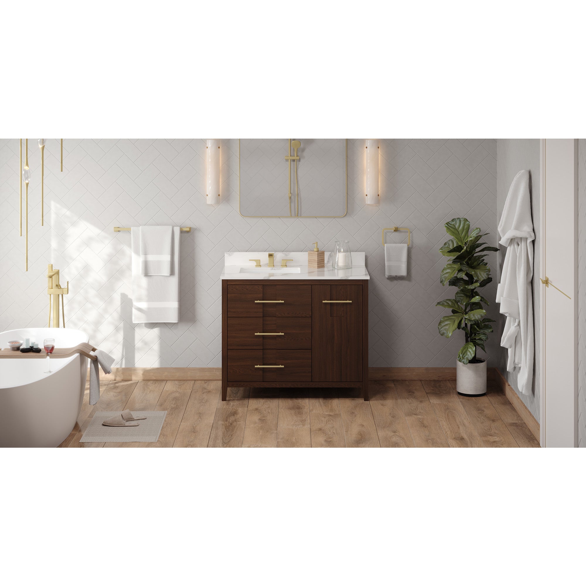 42" Katara Vanity – Left Offset
